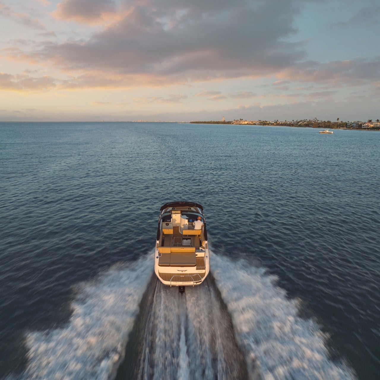 SDX 270 aerial view at sunset