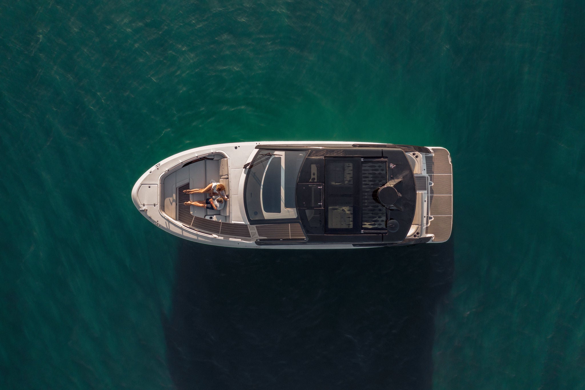 Sundancer 370 aerial view