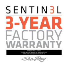 sentinel 3 year factory warranty