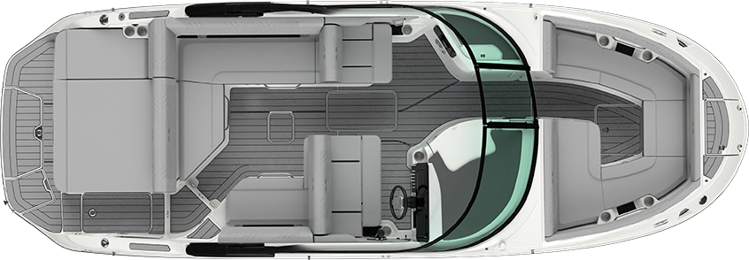 Sea Ray SDX 250 Surf Floorplan