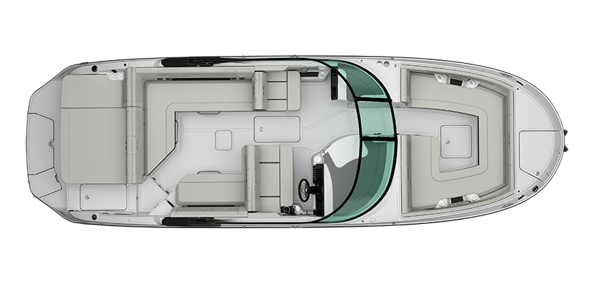 Sea Ray SDX 270 Surf Floorplan