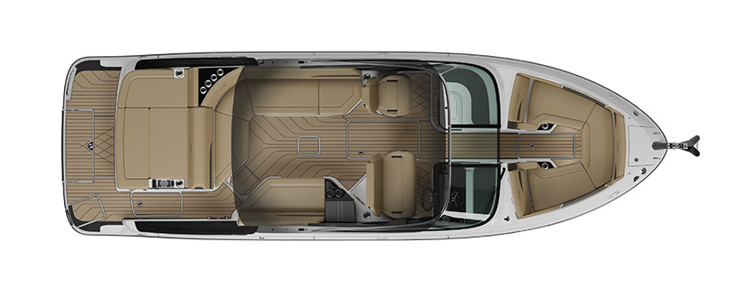 Sea Ray SLX 280 Floorplan