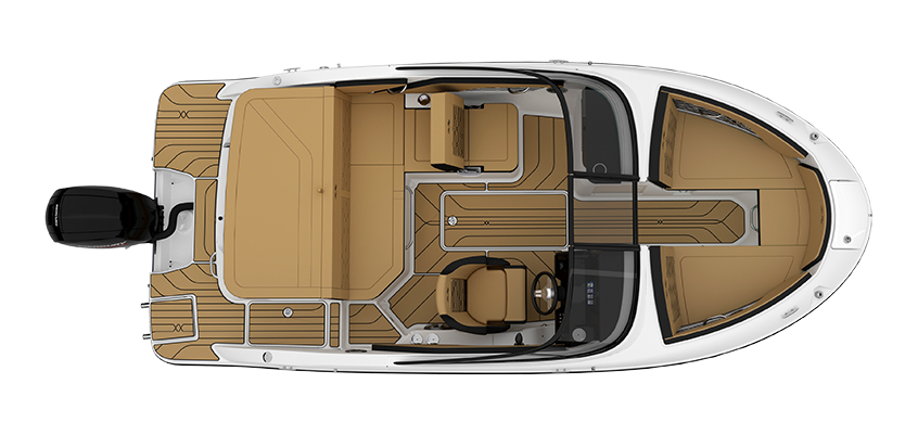 Sea Ray SPX 190 Outboard Floorplan