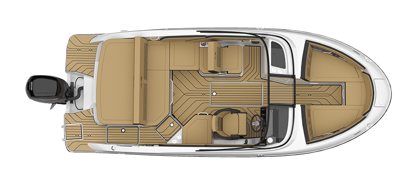 Sea Ray SPX 210 Floorplan