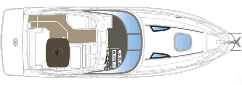 Sea Ray Sundancer 370 Floorplan