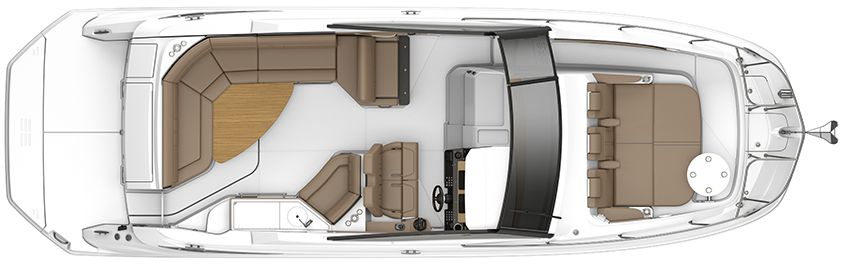 Sea Ray Sundancer 320 Floorplan